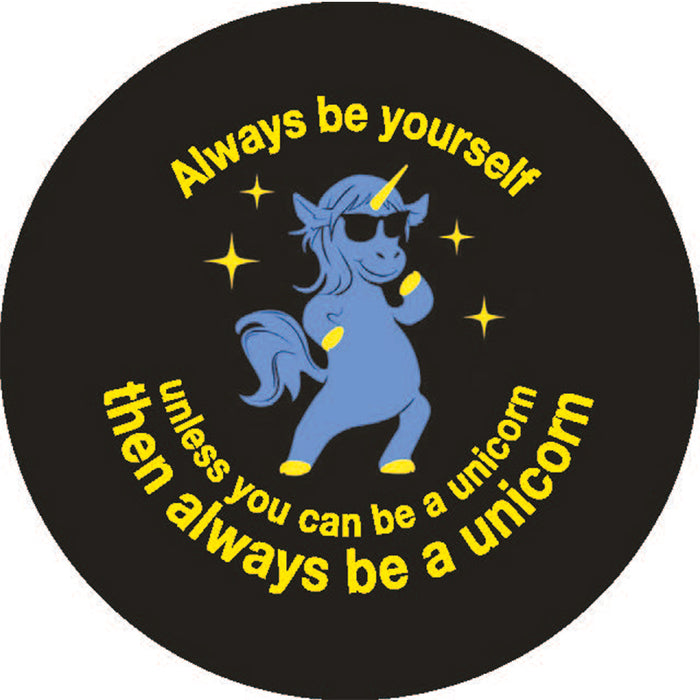 Autocollant geek Be a unicorn