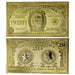 Fallout New Vegas Limited Edition Vergoldeter NCR 20 Dollar Schein