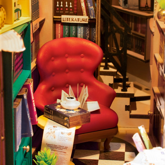 Book Nook Holzbausatz – Buchladen