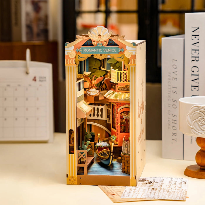 Book Nook Houten Bouwpakket – Romantisch Venetië 
