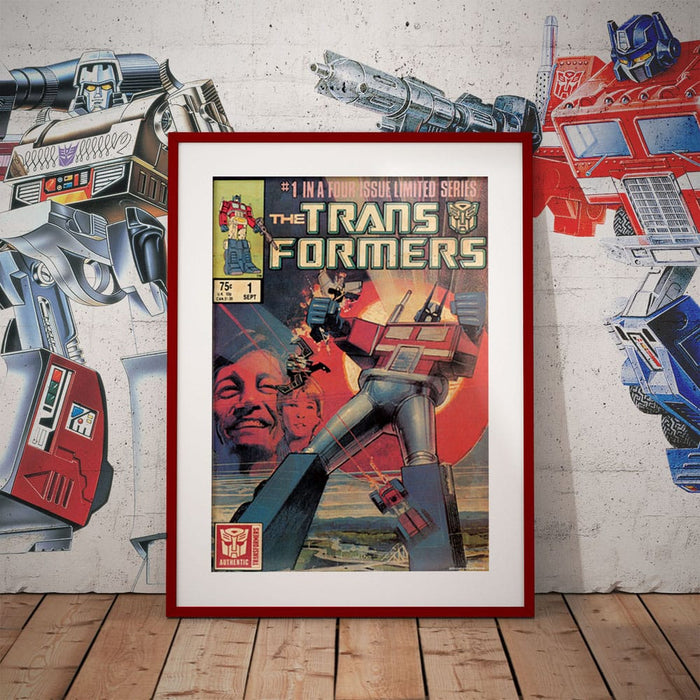 Transformers limited edition 40th anniversary art print