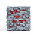 Minecraft Lámpara de mineral de piedra roja