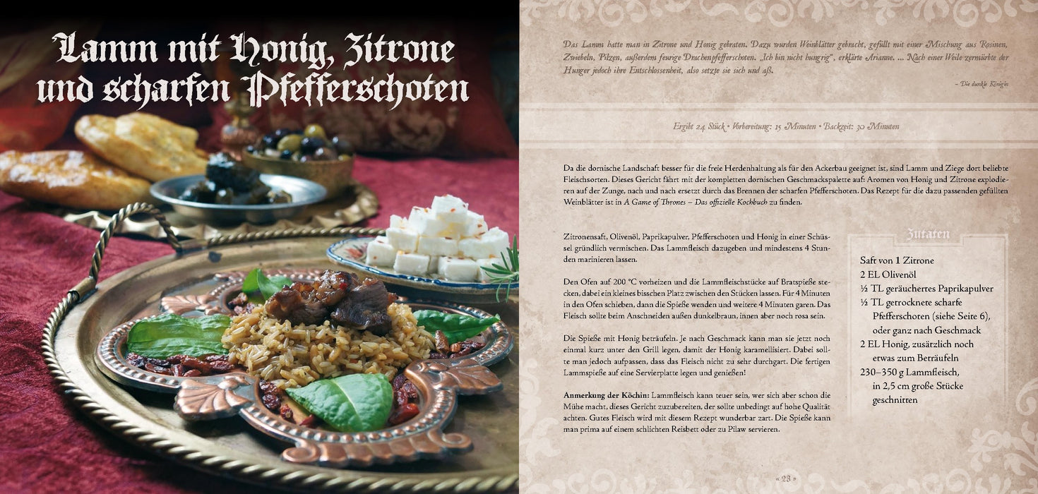 From the Sands of Dorne: Kochbuch zu Game of Thrones