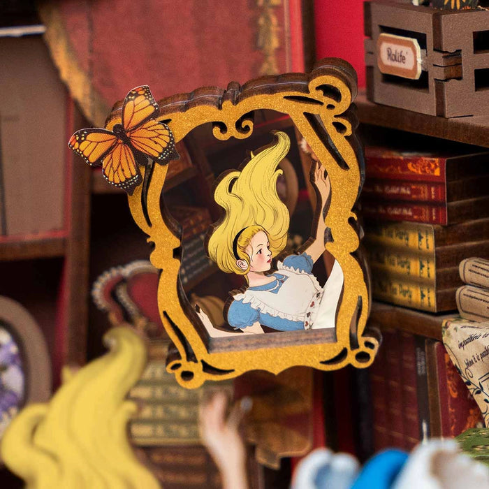 Book Nook Wood Kit – Fall into Wonderland 