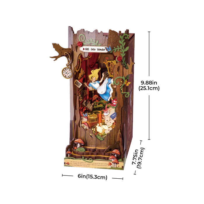 Book Nook Wood Kit – Fall into Wonderland 