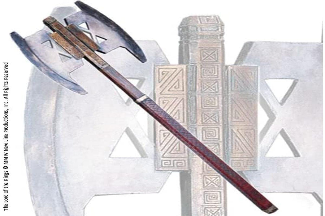 Der Herr der Ringe Gimli's Axt 1:1 Replikat mit Wandhalterung