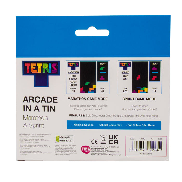 Tetris Arcade de la lata