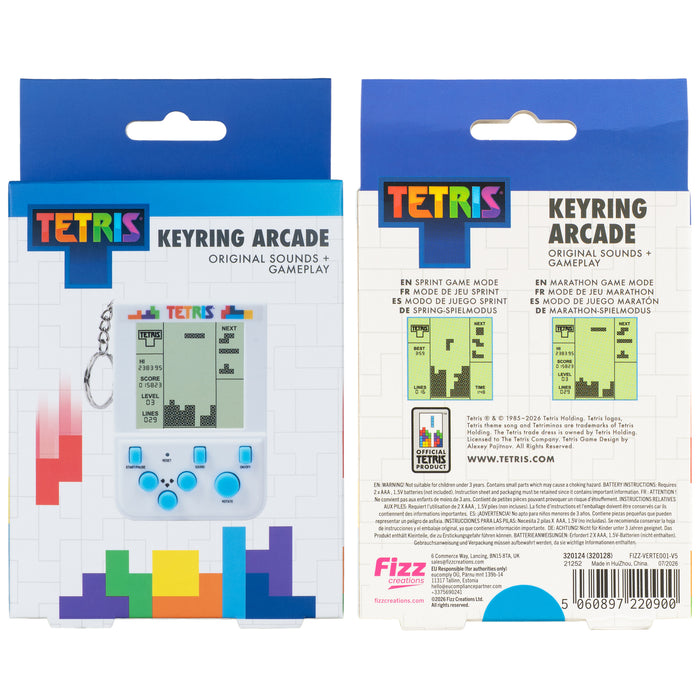 Llavero Arcade Tetris
