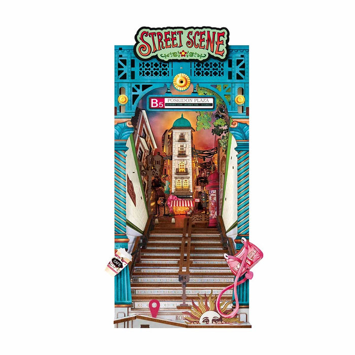 Book Nook Holzbausatz – Street Scene