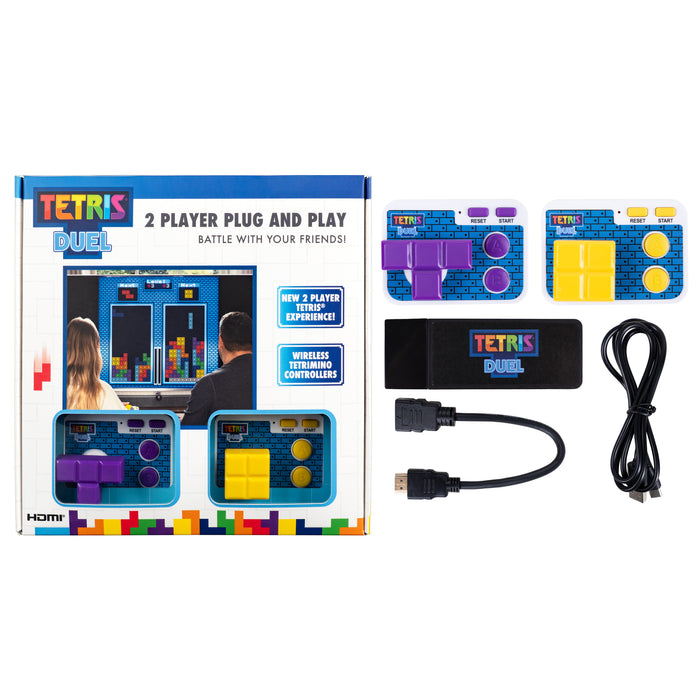 Tetris Duel Plug and Play Console - 2-Player Showdown