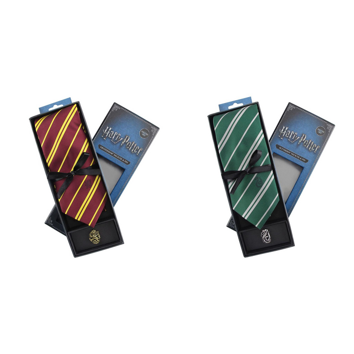 Set Deluxe Harry Potter de corbata y pin: todas las variantes