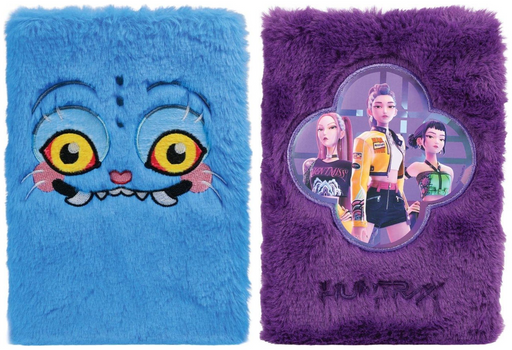Taccuino in peluche KPop Demon Hunters A5: tutte le varianti