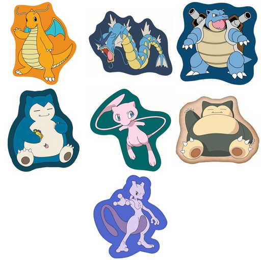 Pokémon contour cushions: all versions