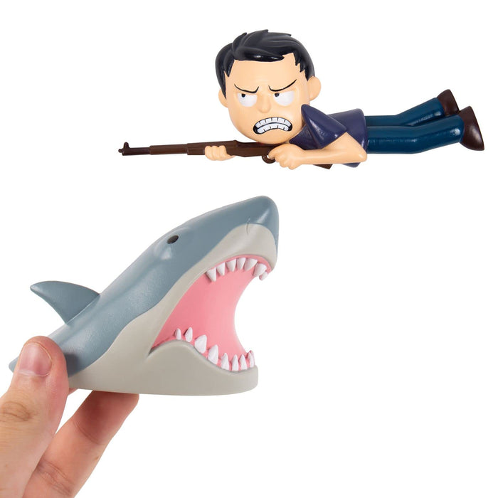 Der weiße Hai 3D-Wandfiguren mit Aufklebern