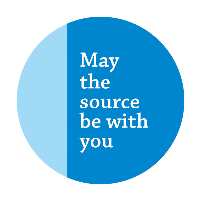 May the Source be With You Aufkleber