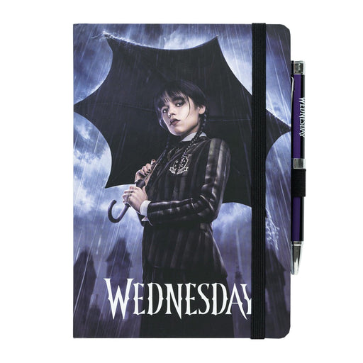 Wednesday Premium-Notizbuch mit Projektorstift