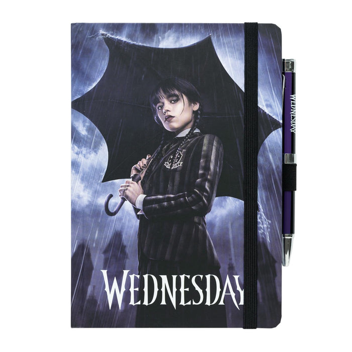 Wednesday Premium-Notizbuch mit Projektorstift