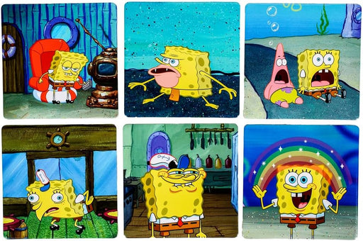 SpongeBob meme coaster designs