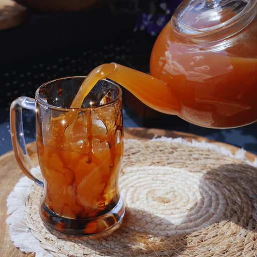 Hand-blended Butterscotch Brew tea package
