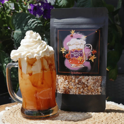 Butterscotch Brew rooibos tea with caramel