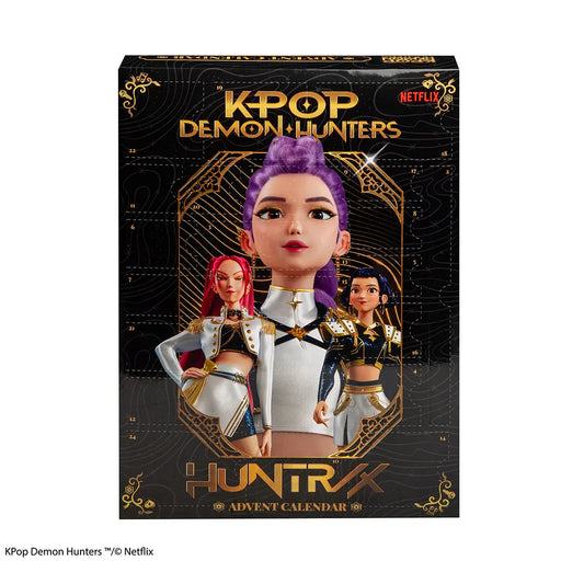 K-POP Demon Hunters Advent Calendar 2026 Classic in black and gold