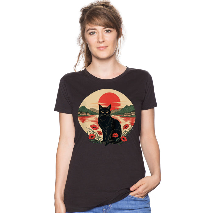 Sunset Cat  - Girlie Frau Yasmin