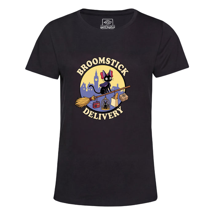 Broomstick Delivery - The Cat Takes Over the Delivery Service - Main view Girlie Black
