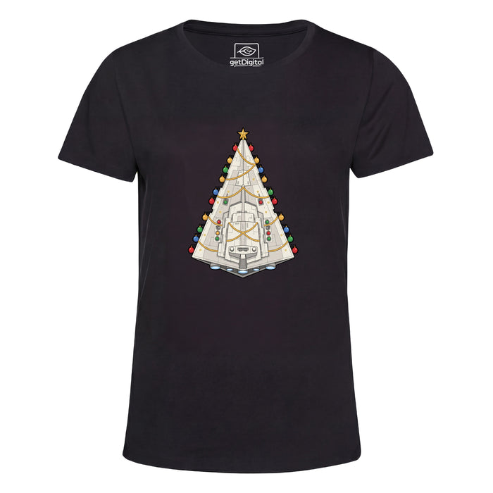 Destructeur de Sapins - Noël selon le décret impérial - Vue Principale Girlie Noir