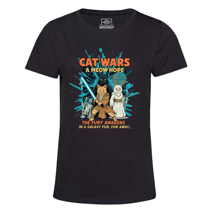 Cat Wars - A Meow Hope - Hoofdaanzicht Girlie Zwart