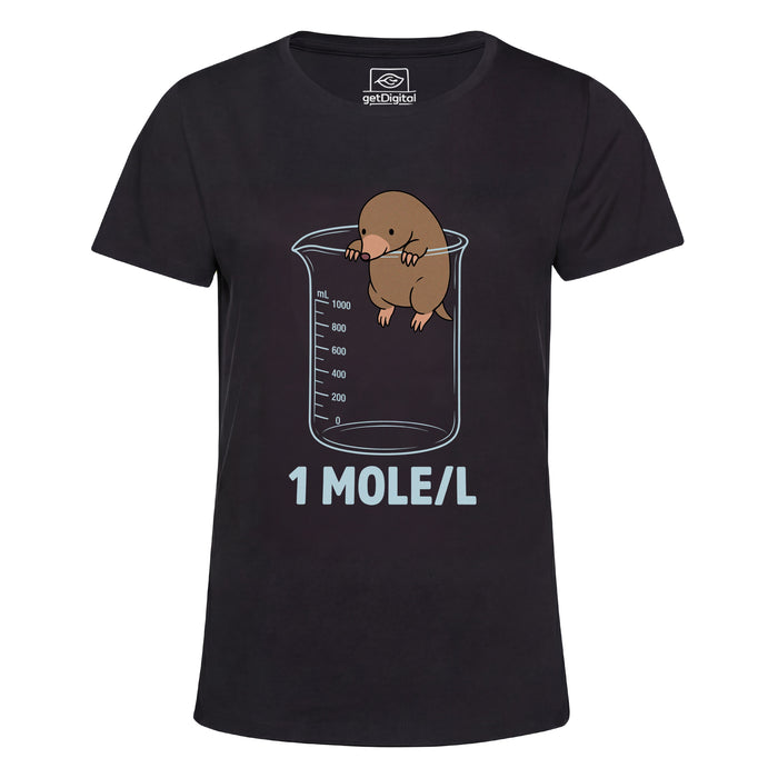 One Mole per Liter - Vista principal Girlie Negro