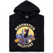 Broomstick Delivery - The Cat Takes Over the Delivery Service - Main view Hoodie Black