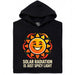 Solar Radiation Is Just Spicy Light - Vista principale Felpa Nero
