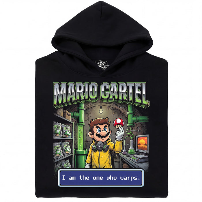 Ik ben degene die vervormt!  - Hoofdweergave Hoodie Zwart