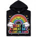 A Great Day To Leave Me Alone - Vista principal Sudadera Negro