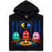 8-Bit Kampvuur - Vooraanzicht Hoodie Zwart