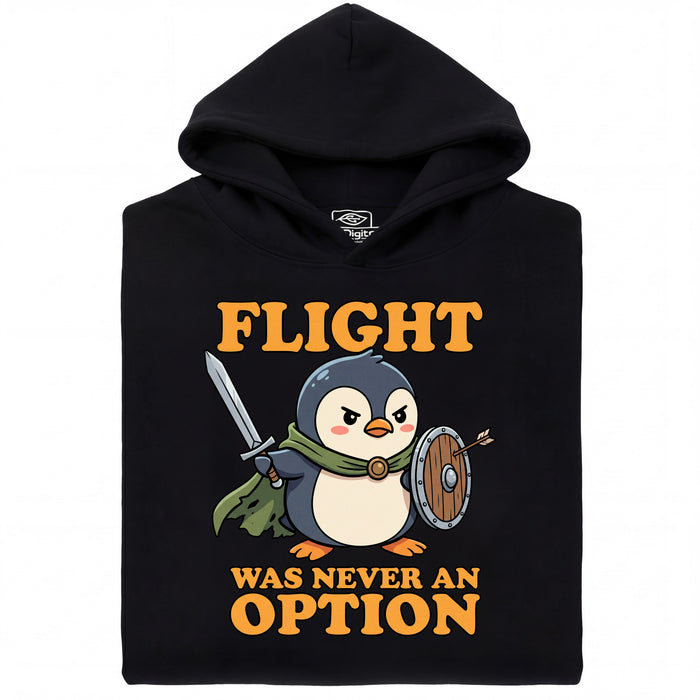 Steadfast Penguin - Main view Hoodie Black