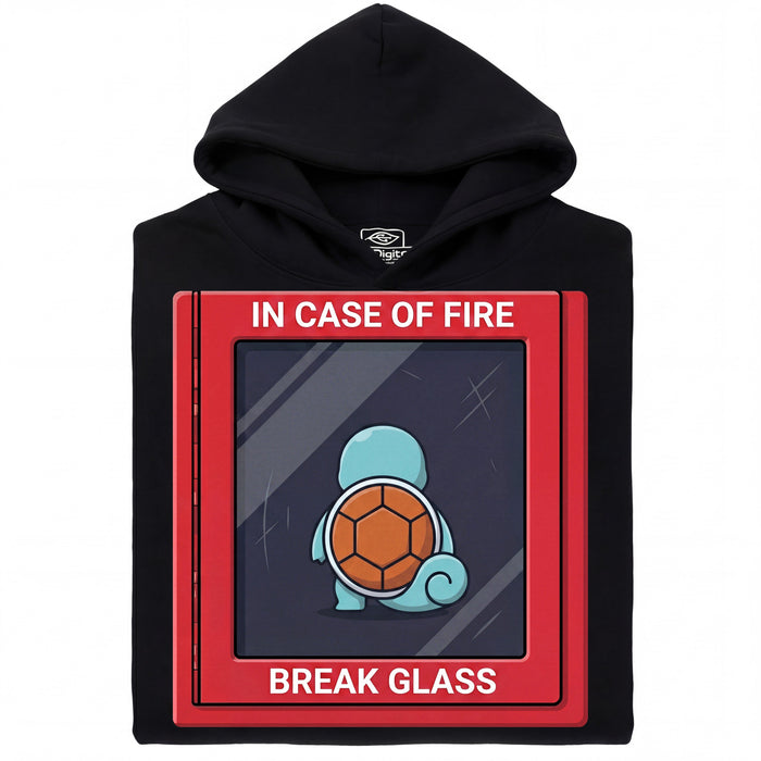 In Case of Fire - Break Glass - Vista principale Felpa Nero