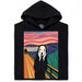 Le Cri sans Visage - Vue principale Hoodie Noir