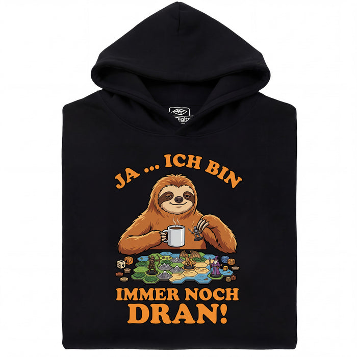Oui… c'est toujours mon tour! - Vue principale Hoodie Noir