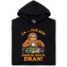 Oui… c'est toujours mon tour! - Vue principale Hoodie Noir