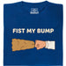 Fist My Bump - Vue principale T-Shirt Bleu