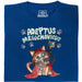 Adeptus Meowchanicus - Vista frontal Camiseta Azul