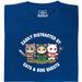 Cats &amp; Sidequests - Vista principal Camiseta Azul
