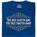 The Dice Giveth and the Dice Taketh Away - Main view T-shirt Blue