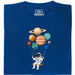 Cosmic Swing - Vue principale T-shirt Bleu