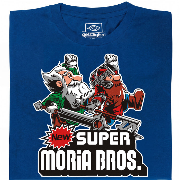 Super Moria Bros - Vista principal Camiseta Azul