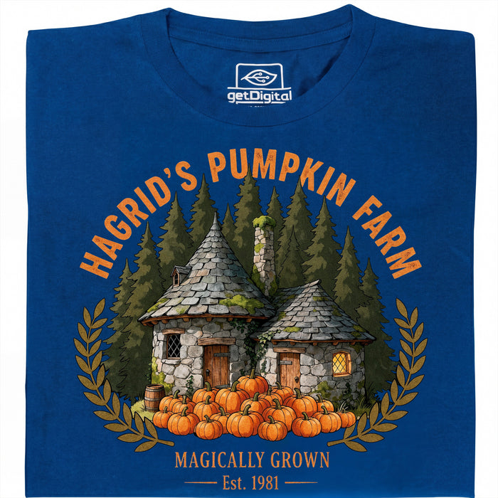 Magical Pumpkin Farm - Vista principale T-Shirt Blu