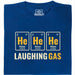 Laughing Gas - Front view T-Shirt Blue