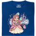 Nerdy Princess &amp; The Glitter Ghosts - Vista principale T-Shirt Blu