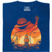 Chase the Horizon - Sempre sulle tracce delle nuvole - Vista principale T-Shirt Blu